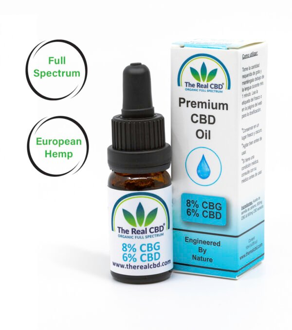 Óleo de CBG 8%/CBD 6%