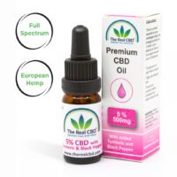 Óleo de CBD 5% - Cúrcuma e Pimenta Preta